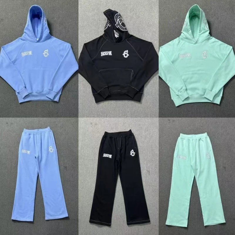 6PM Tracksuits Records Logo Hooded Tracksuit image 3