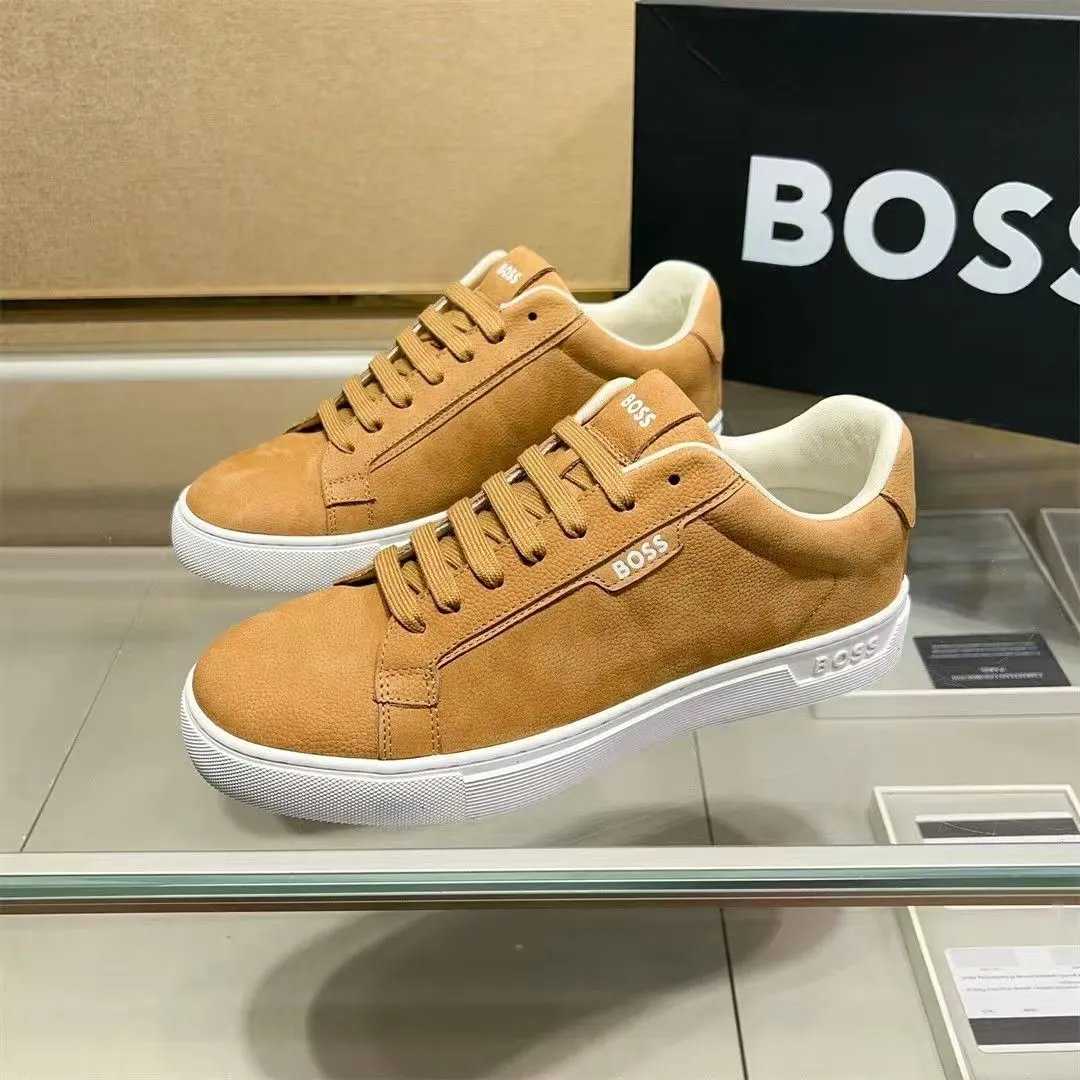 BOSS Sneakers Suede low-top lace-up — 09