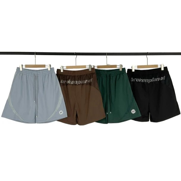 Broken Planet Shorts Drawstring athletic with contrast side panels image 9