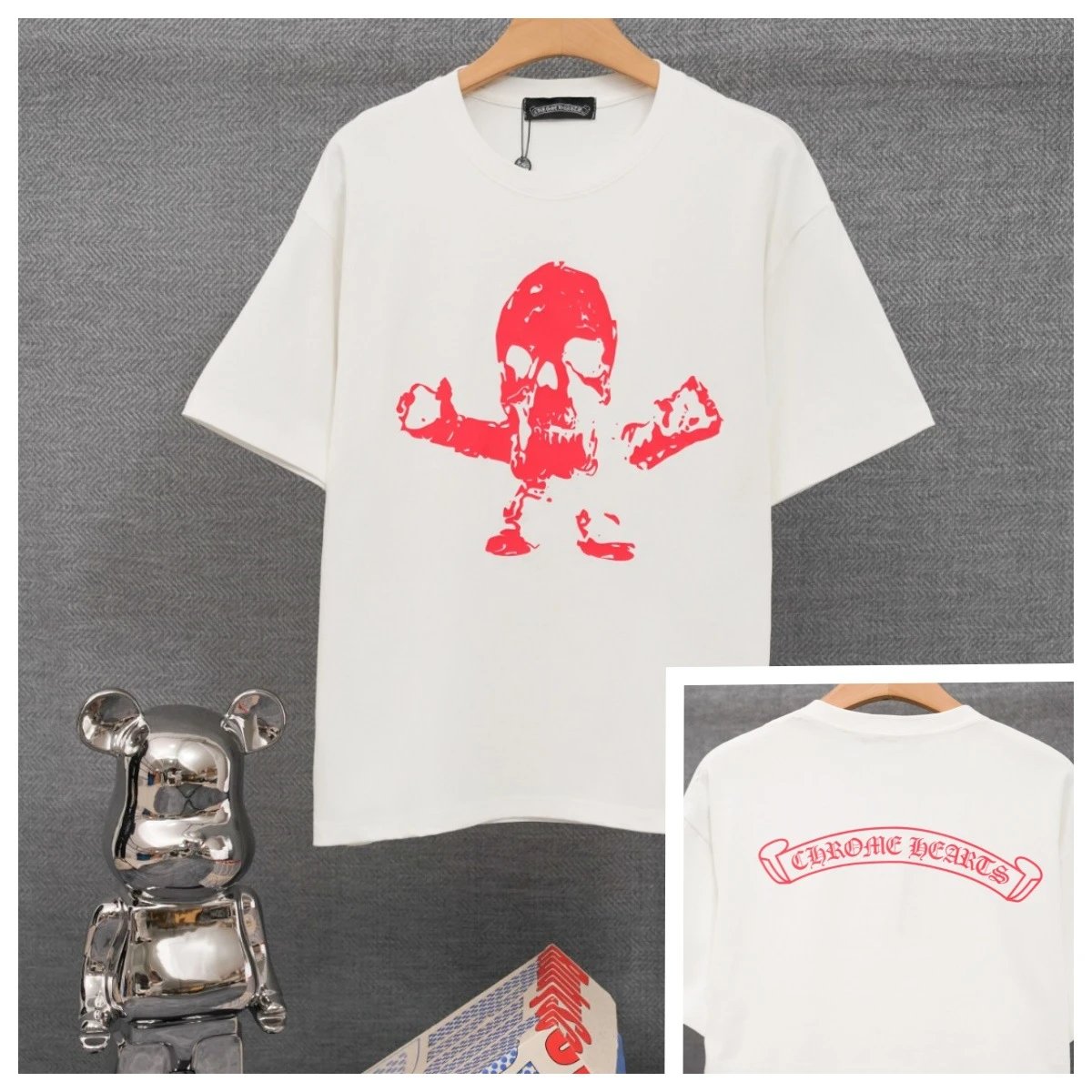 Chrome Hearts T-Shirts Graphic-print crewneck T-shirt — 11
