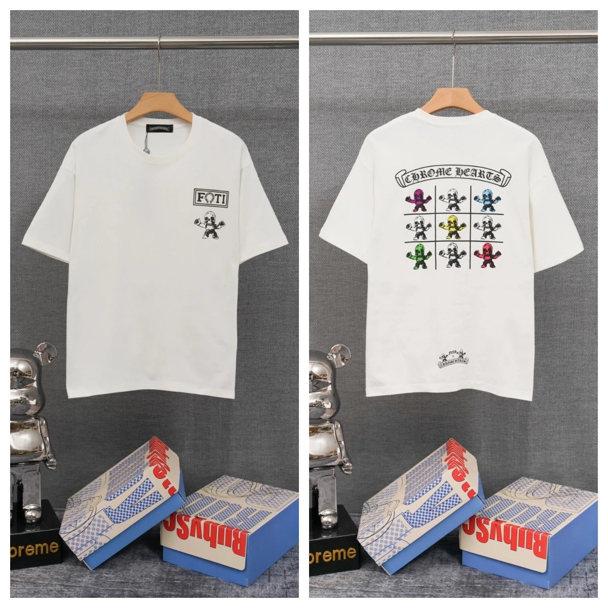 Chrome Hearts T-Shirts Graphic-print crewneck T-shirt — 20