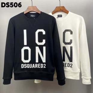 Dsquared2 Logo Print White Hoodie - 12