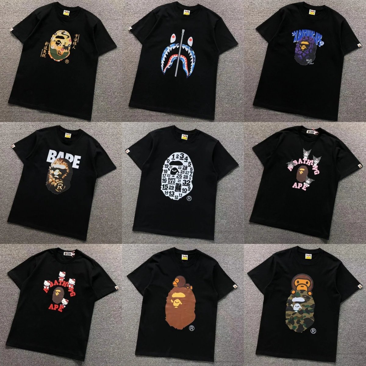 A Bathing Ape T-Shirts Short-Sleeve Graphic Print image 2