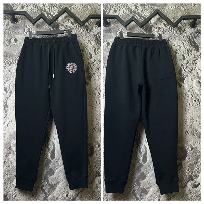Chrome Hearts Trousers Sanskrit logo jogger sweatpants — a 001 black