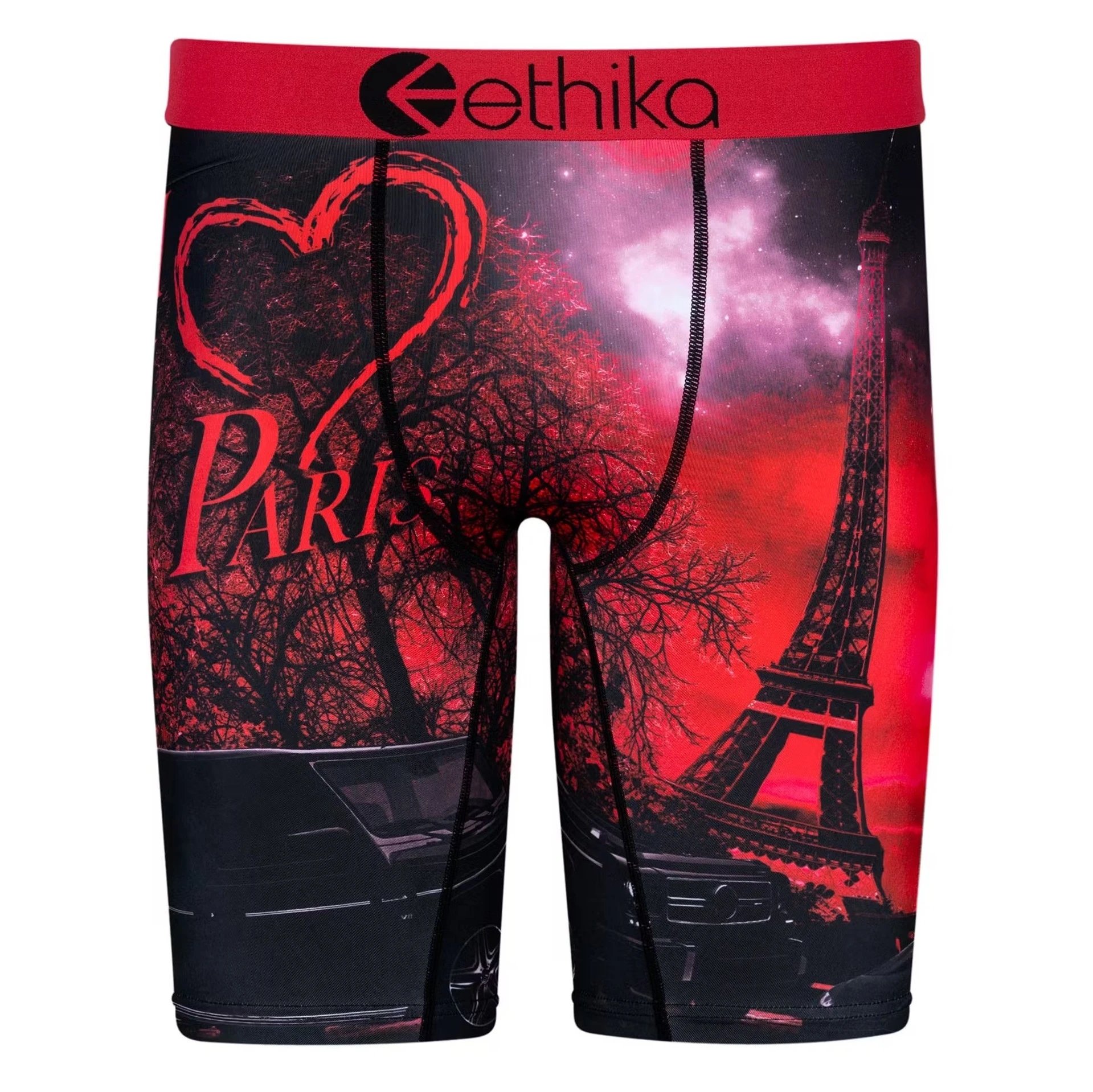 Ethika Underwear Printed Boxer Briefs — Eiffel Tower