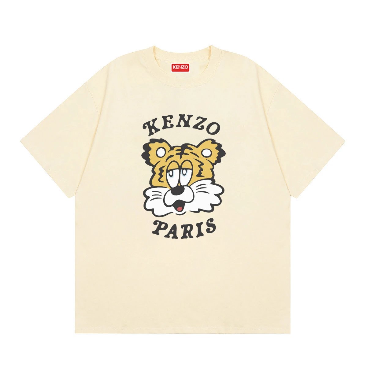 Kenzo T-Shirts Short-Sleeve Graphic Print — 149 Apricot color
