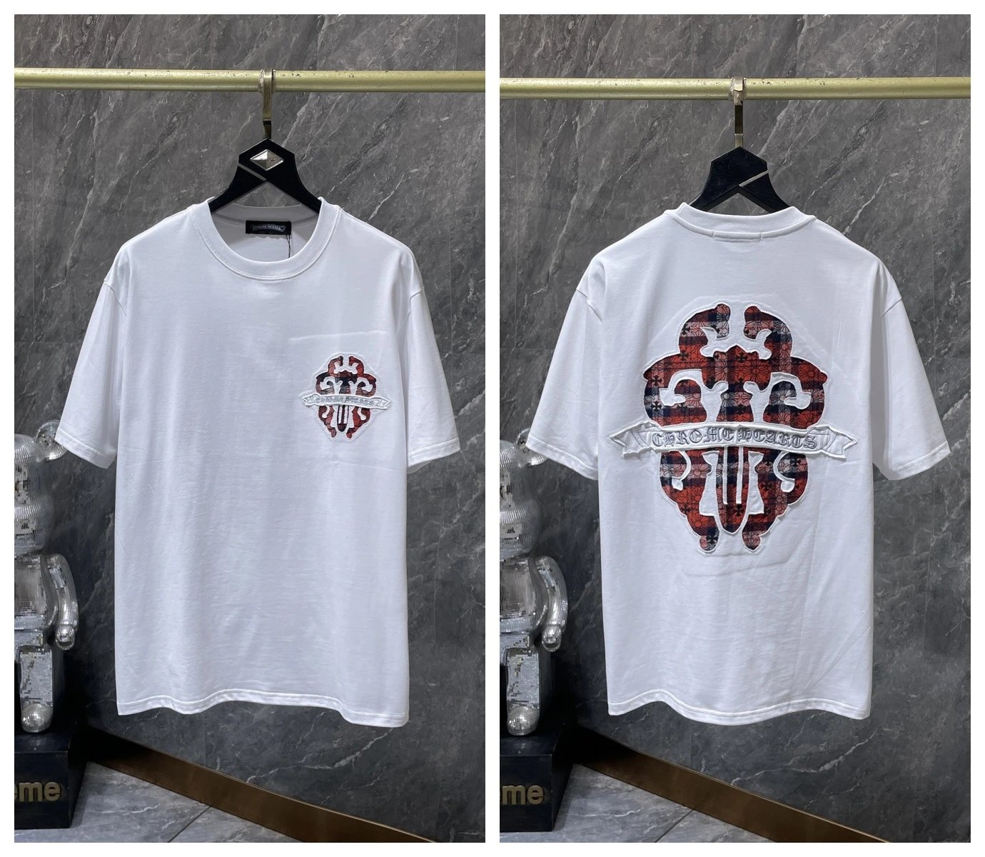 Chrome Hearts T-Shirts Graphic Cross Motif Short-Sleeve T-Shirt — 18