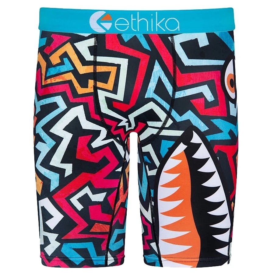 Ethika Underwear Printed Boxer Briefs — Maze Shark