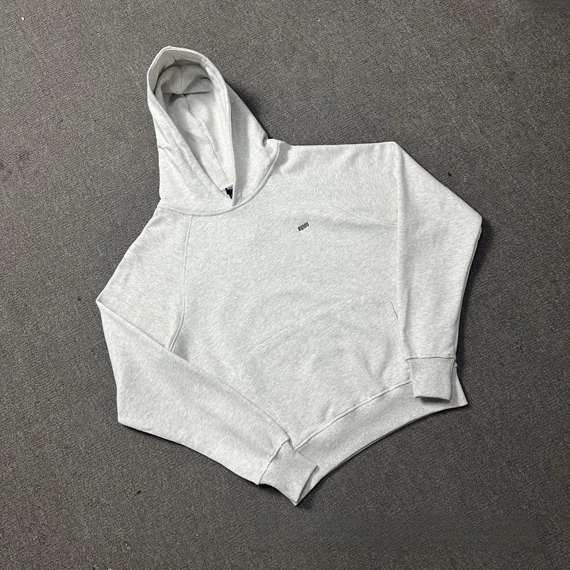 6PM Tracksuits Records Logo Hooded Tracksuit — 2001 Gray hoodie