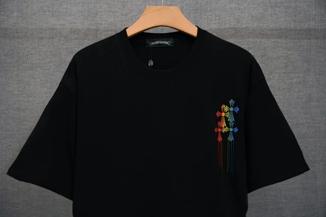 Chrome Hearts T-Shirts Graphic-print crewneck T-shirt product detail image 6