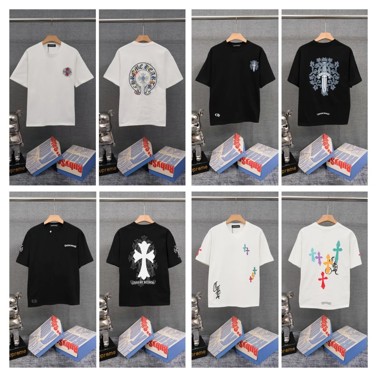 Chrome Hearts Color-Blocked Le
