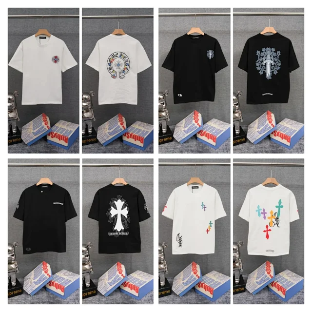 Chrome Hearts T-Shirts Cross Graphic product detail image 1