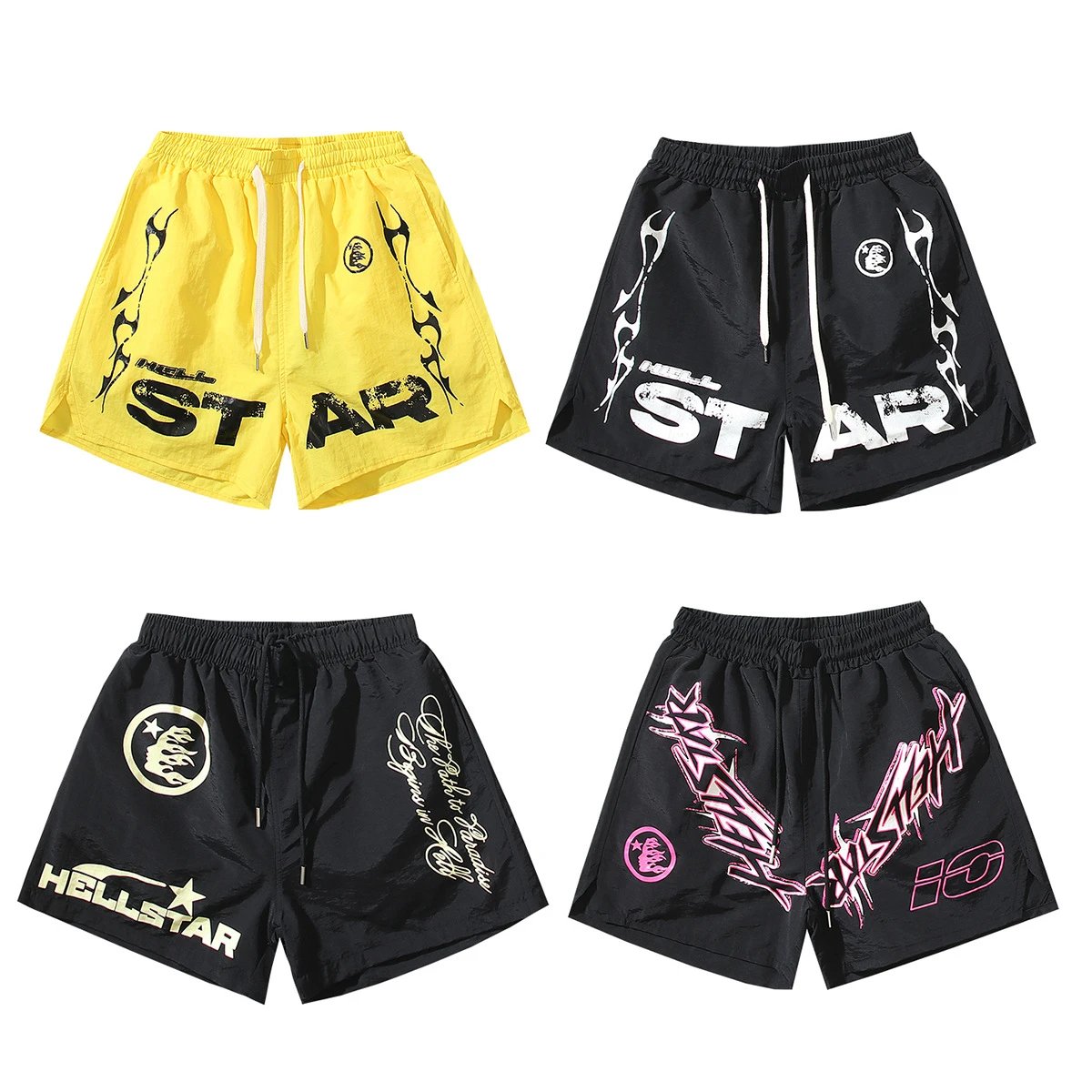 Hellstar Printed Casual Shorts