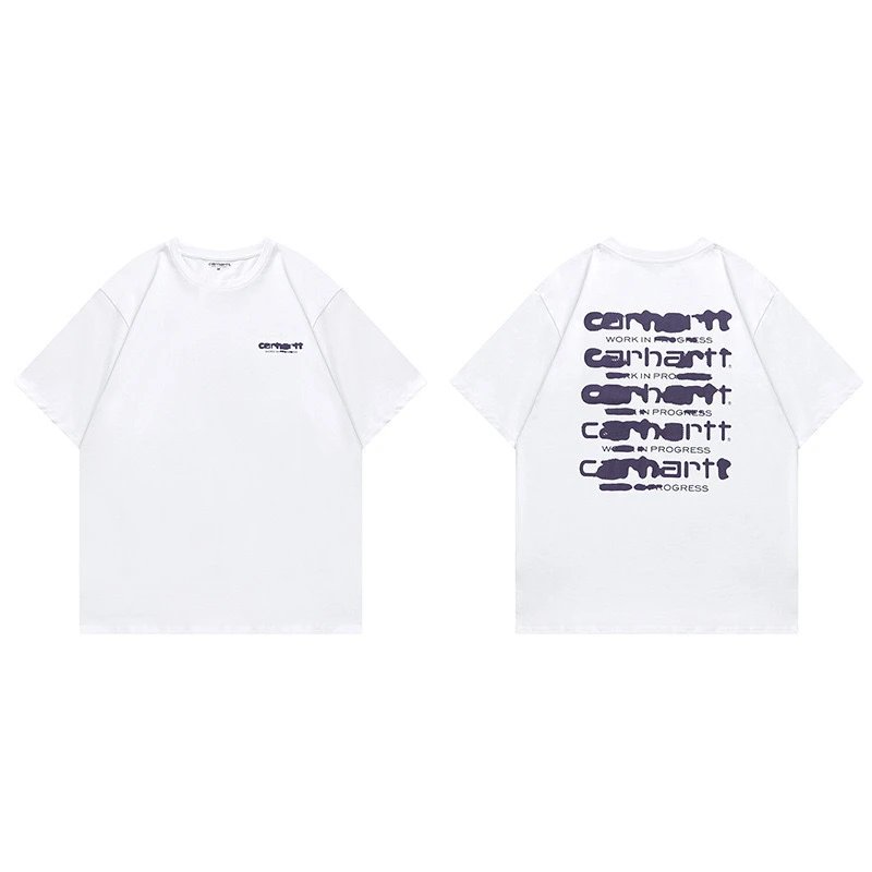 Carhartt T-Shirts Logo Print — 8810 white