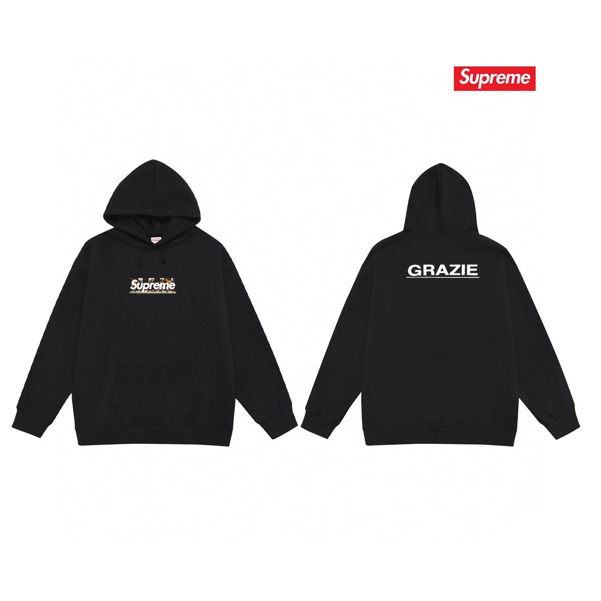 Supreme Hoodies & Sweatshirts Smoke Logo Pullover Hoodie — 4