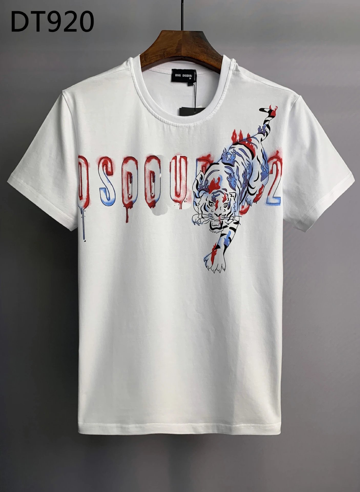 Dsquared2 T-Shirts Graphic Print — DT 920 white