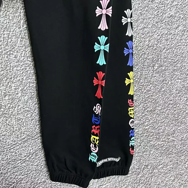 Chrome Hearts Trousers Sanskrit logo jogger sweatpants product detail image 13