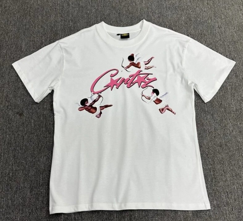 Corteiz T-Shirts Short-Sleeve Graphic Print — 3118 White
