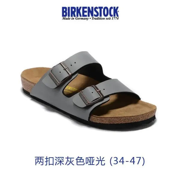 Birkenstock Arizona Deep Gray Matte Sandals - 1