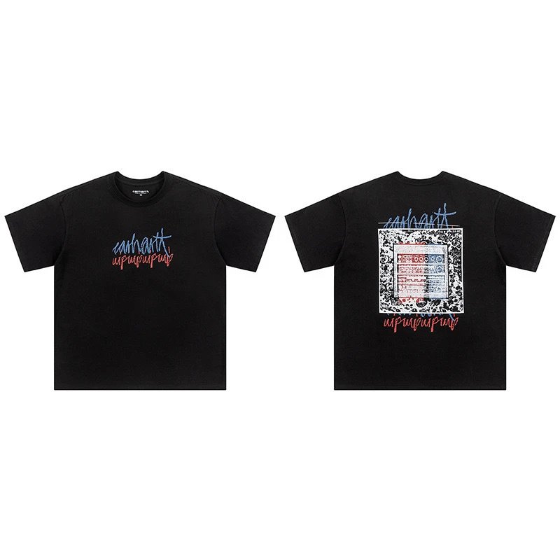 Carhartt T-Shirts Logo Print — 8029 Black