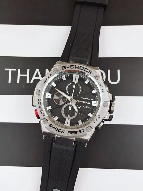 Casio Watches G-Shock octagonal ana-digi metal bracelet watch — 16
