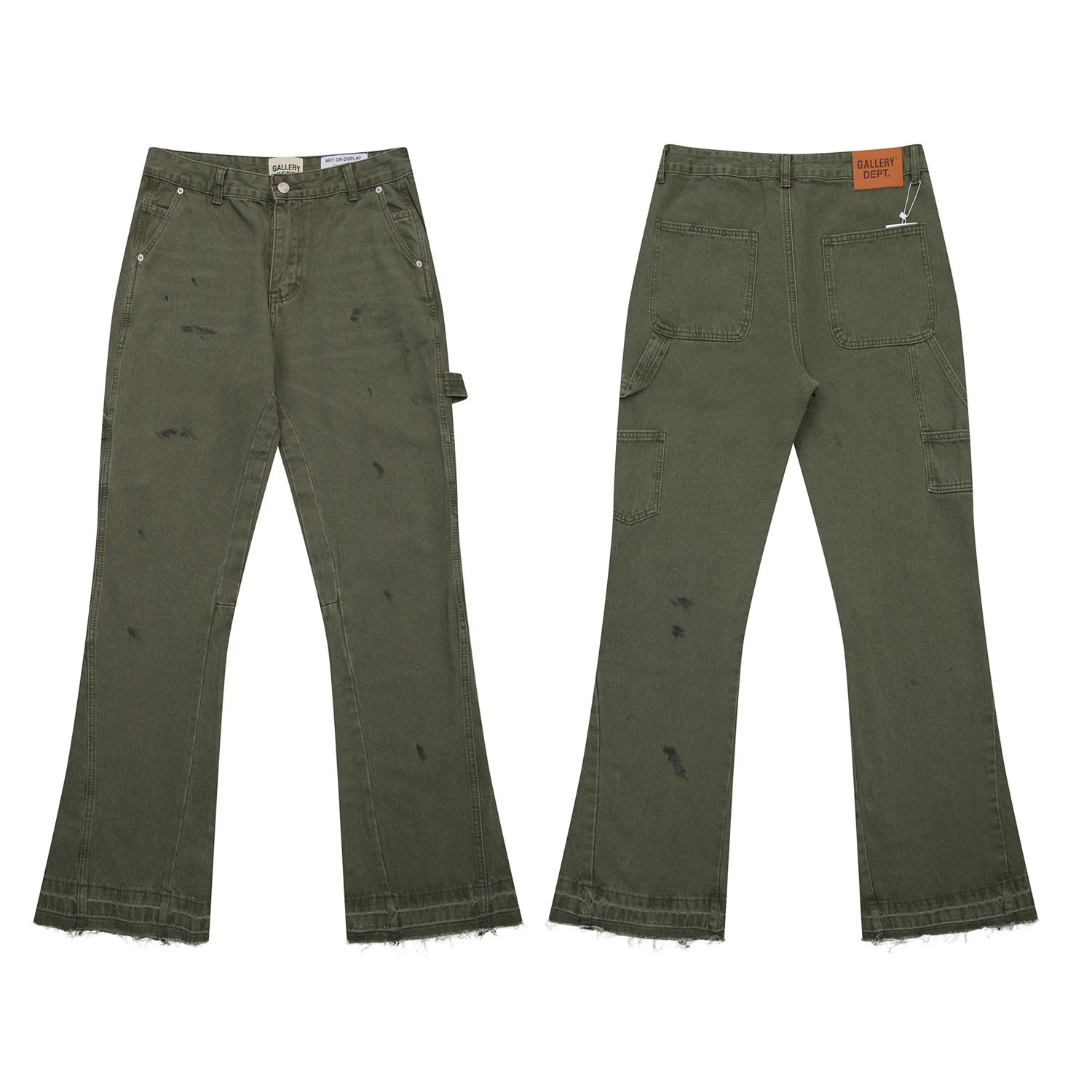 Gallery Dept. Jeans Paint-Splatter Ripped — 39