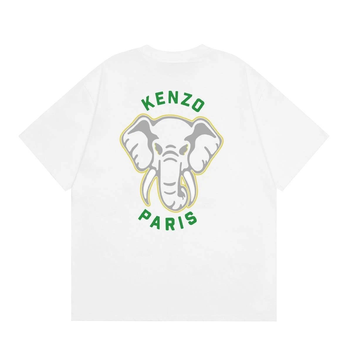 Kenzo T-Shirts Short-Sleeve Graphic Print — 162 white