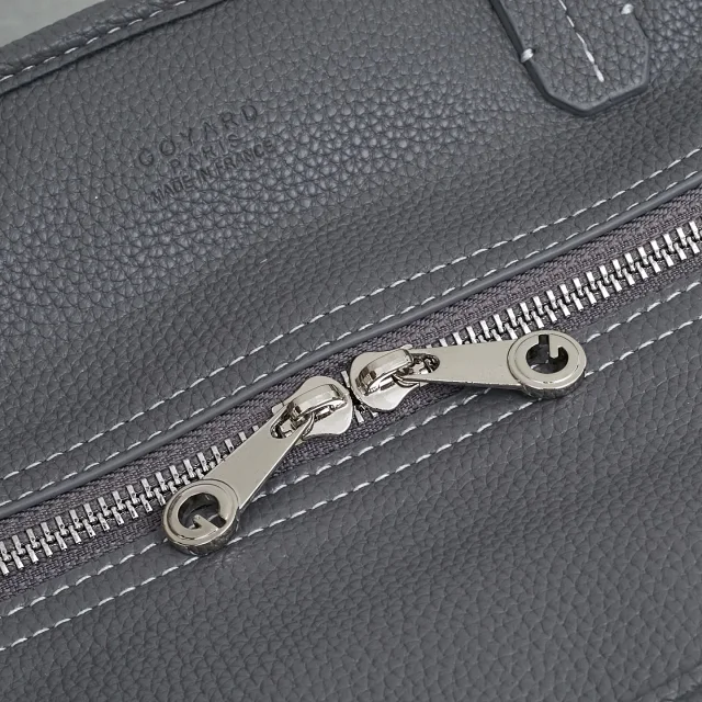 Goyard Backpacks Chevron-pattern flap backpack with top handle product detail image 49