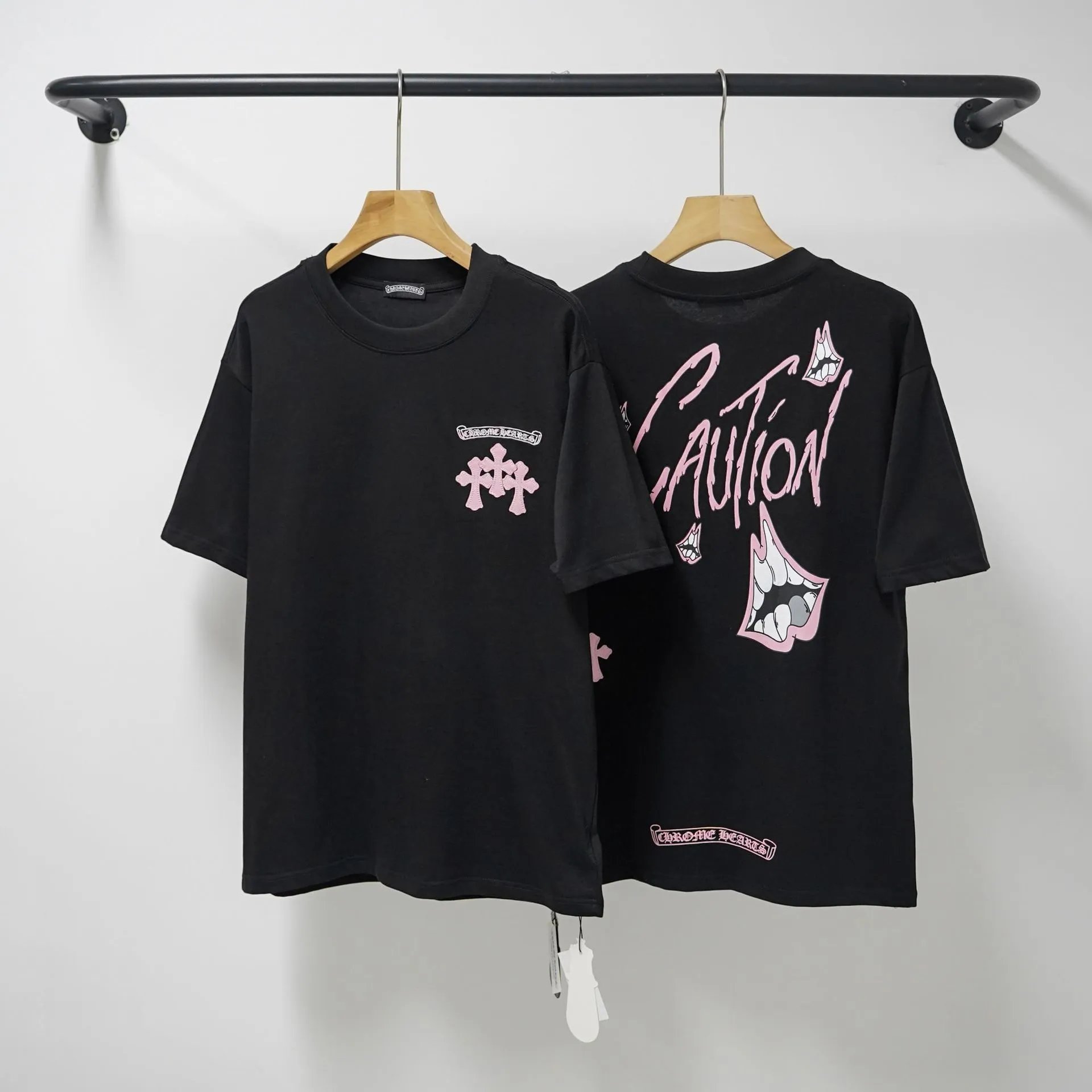 Chrome Hearts T-Shirts KLX09 graphic short-sleeve — 40