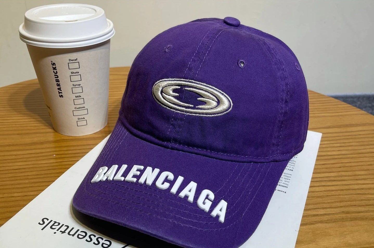 Balenciaga Hats Embroidered logo baseball cap — 01-9