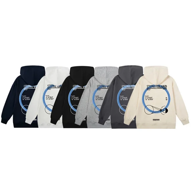 Stone Island Hoodies & Sweatshirts Compass Logo Pullover Hoodie product detail image 3