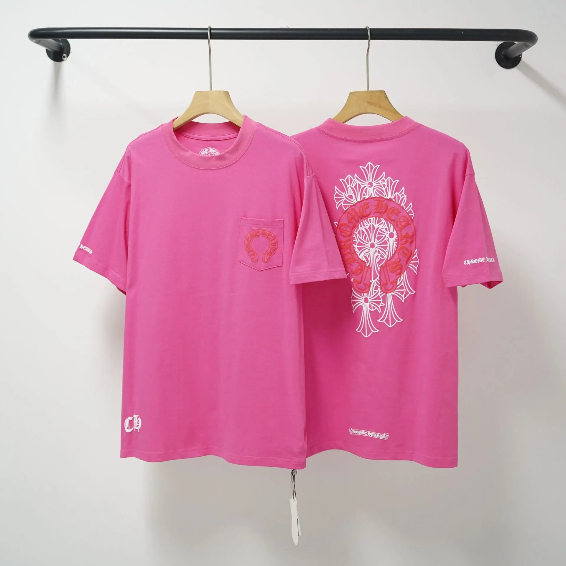 Chrome Hearts T-Shirts Oversized graphic pocket T-shirt — 18