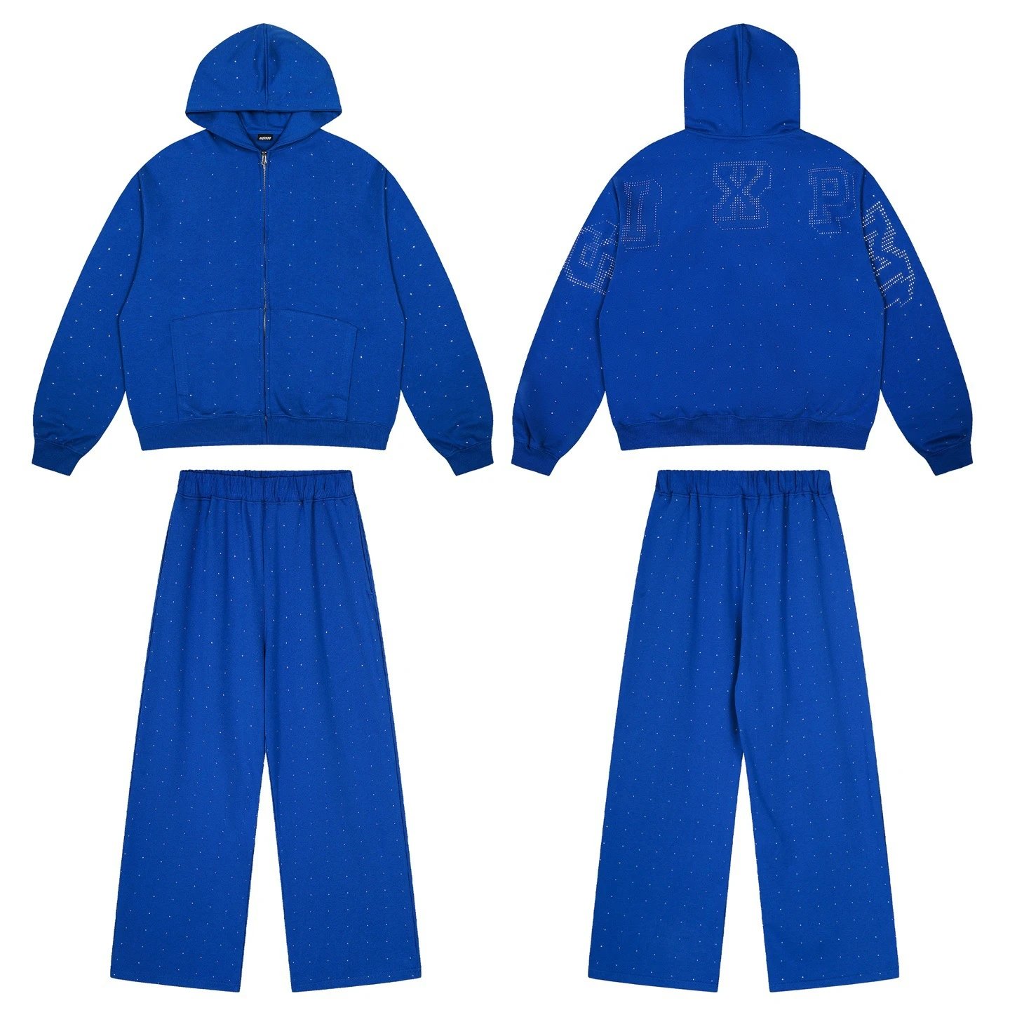 6PM Tracksuits Records Logo Hooded Tracksuit image 8