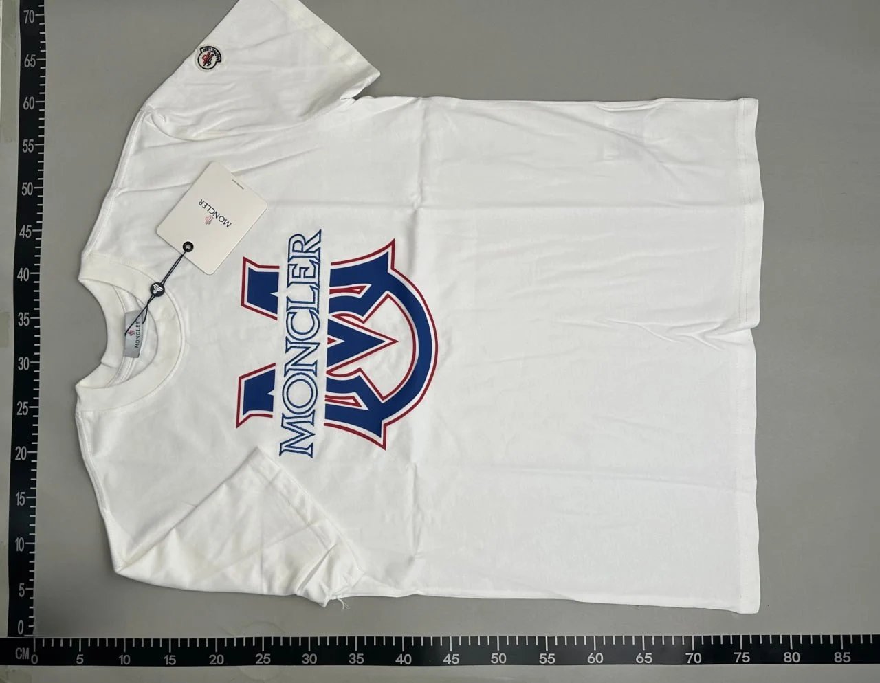 Moncler T-Shirts Logo Graphic Short-Sleeve Crewneck image 3