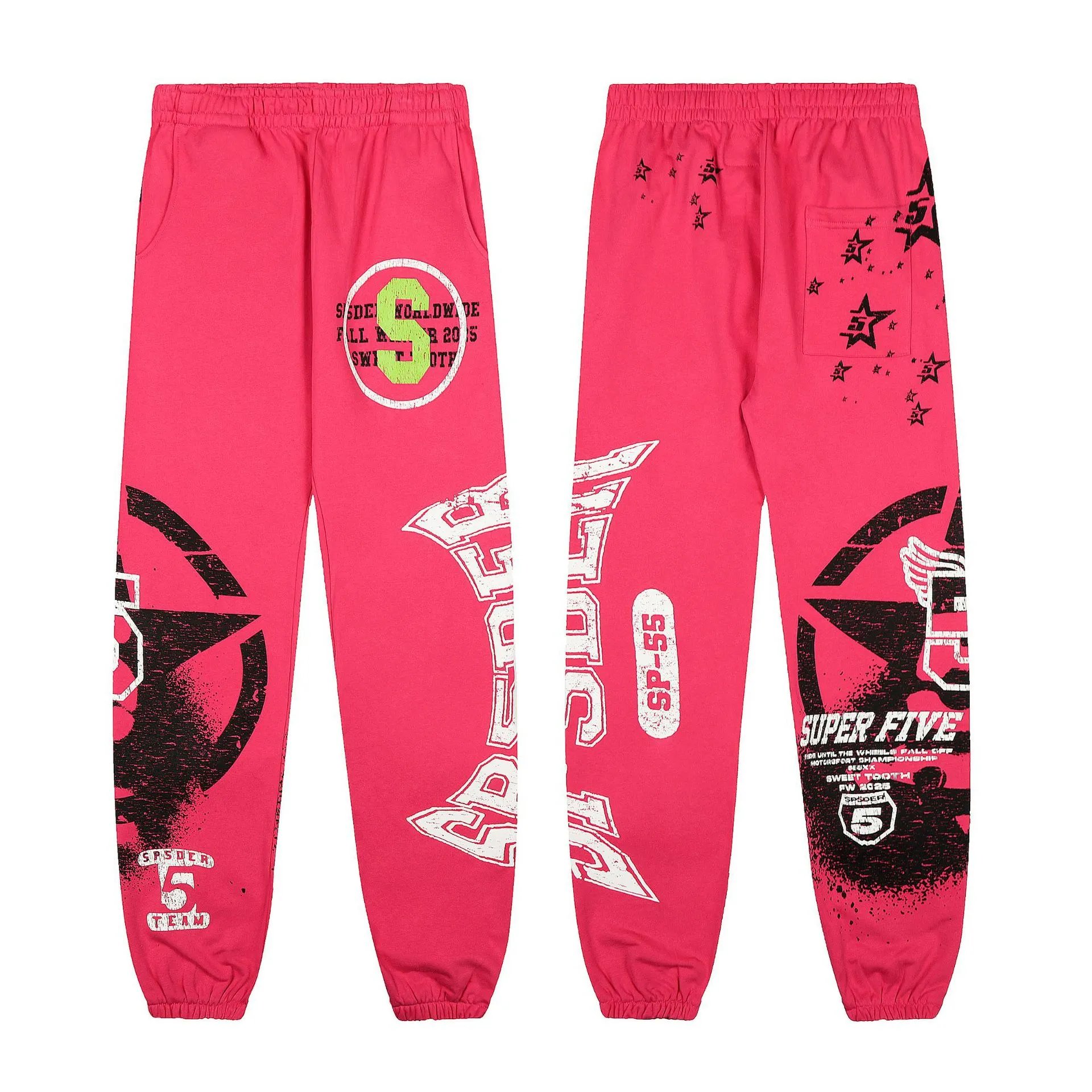 Sp5der Graphic Print Hoodie — 2671