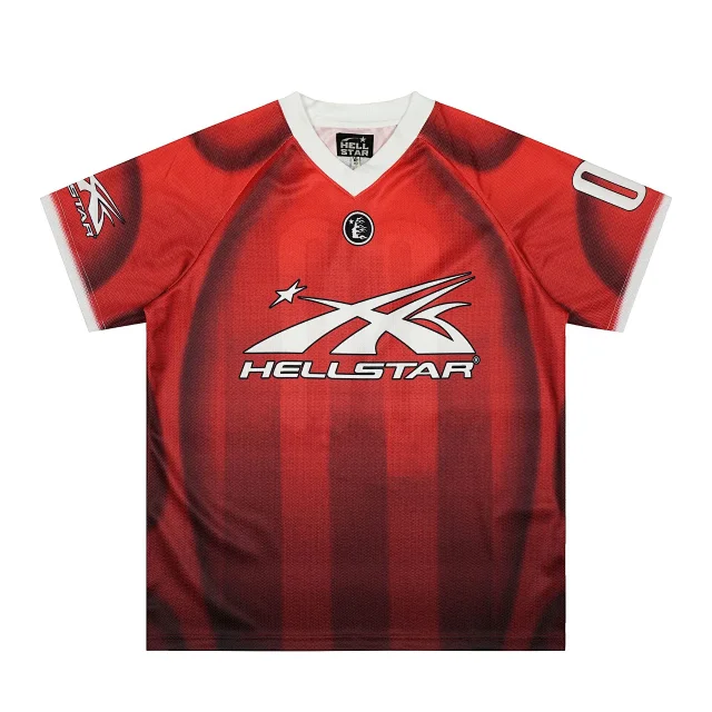 Hellstar T-Shirts Mesh football jersey graphic product detail image 6