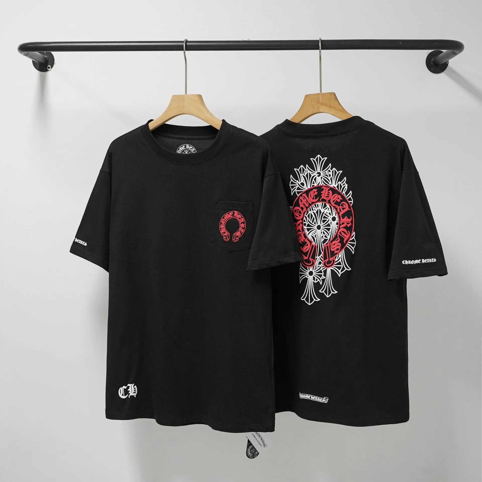 Chrome Hearts T-Shirts Oversized graphic pocket T-shirt — 17