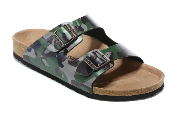 Birkenstock Arizona Camo Green Sandals - 1