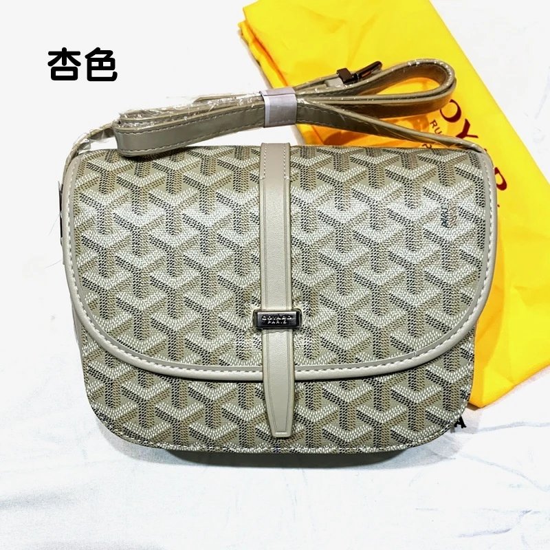 Goyard Handbags Mini Saigon Wooden-Handle Bag — Saddlebag apricot