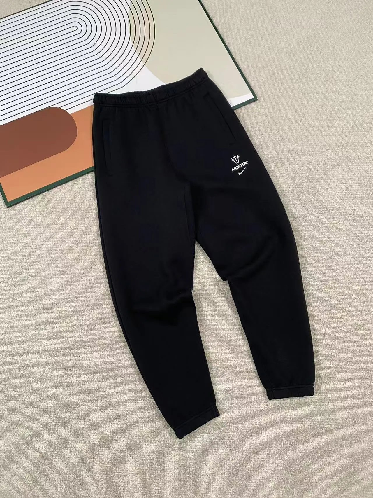 Nike Tracksuits NOCTA hooded zip-up tracksuit — 01 Black three vertical standard pants