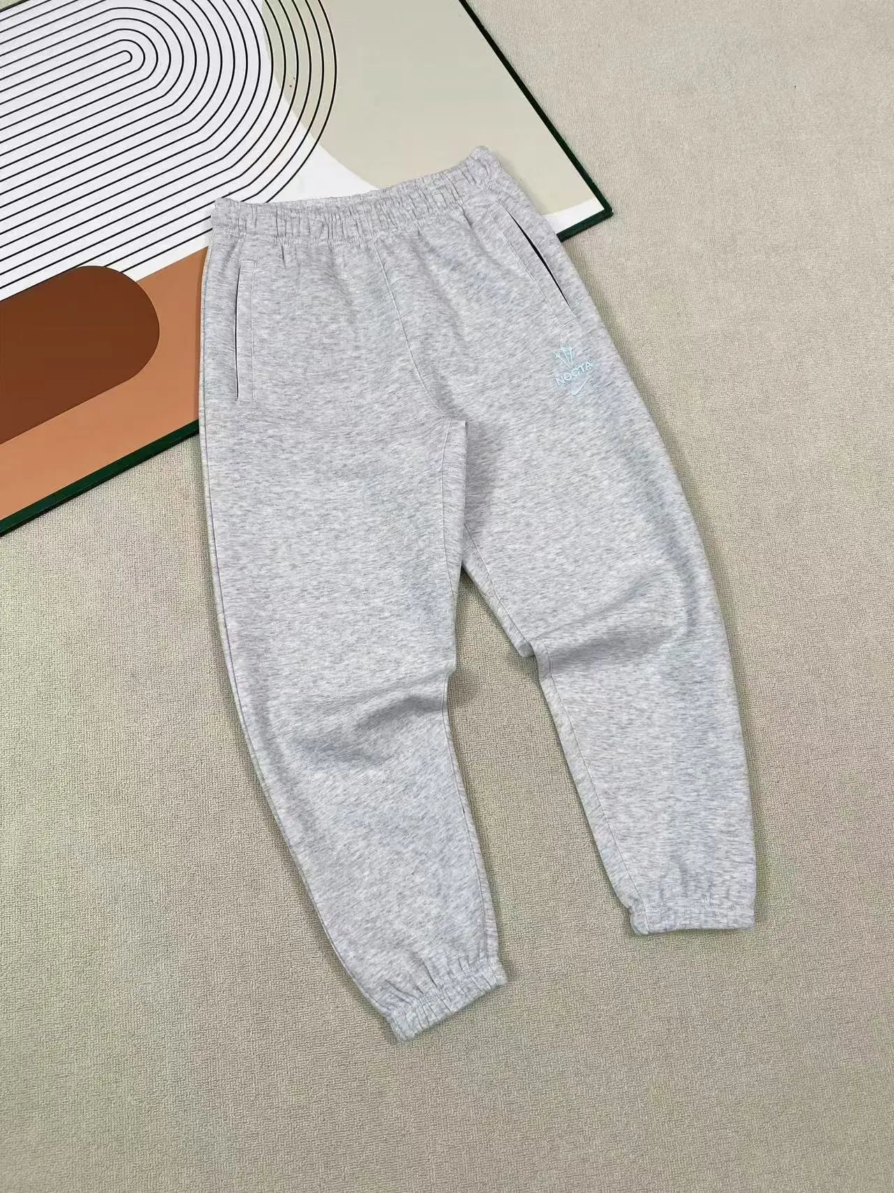Nike Tracksuits NOCTA hooded zip-up tracksuit — 01 Grey three vertical standard trousers