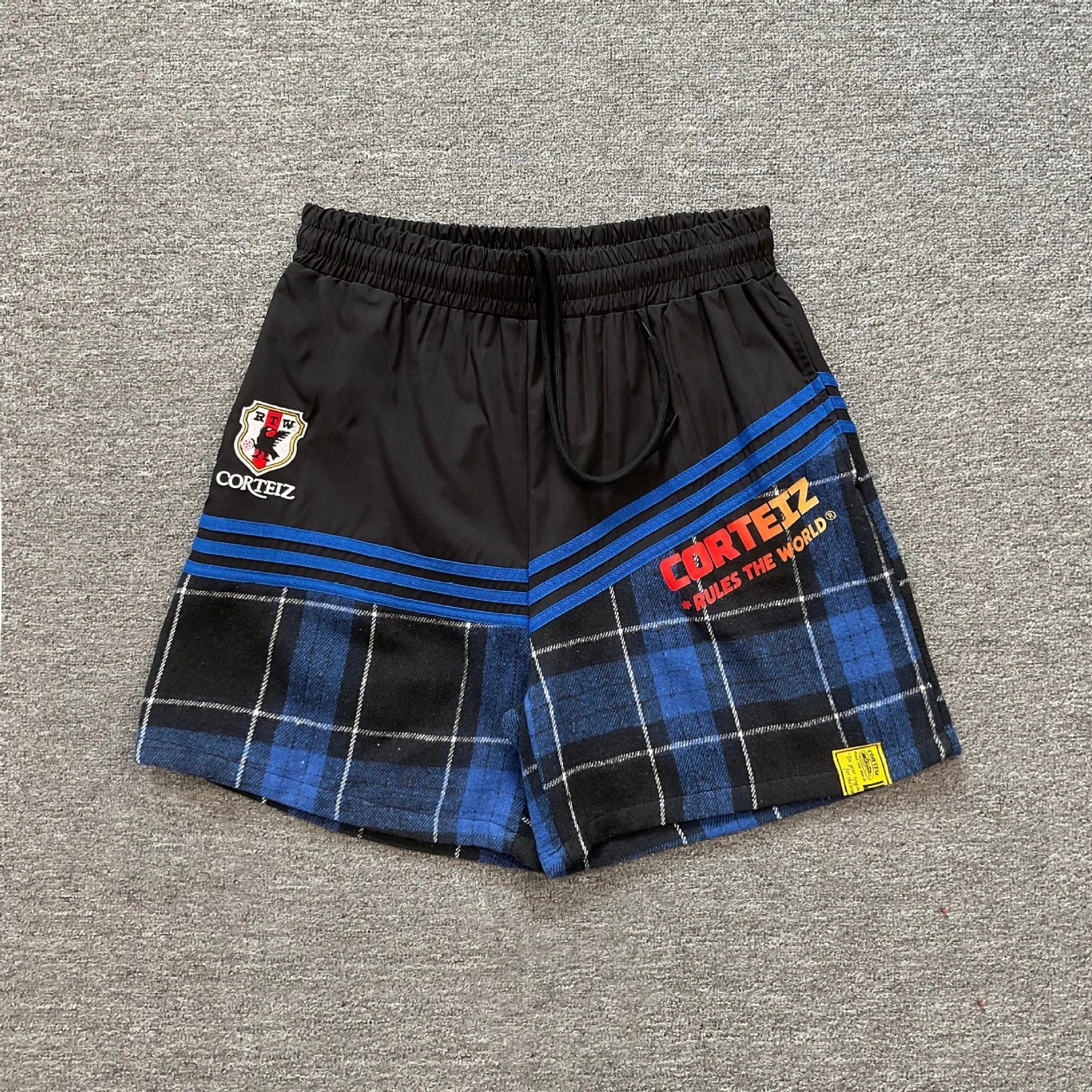 Corteiz Shorts Drawstring athletic — Blue 3266#