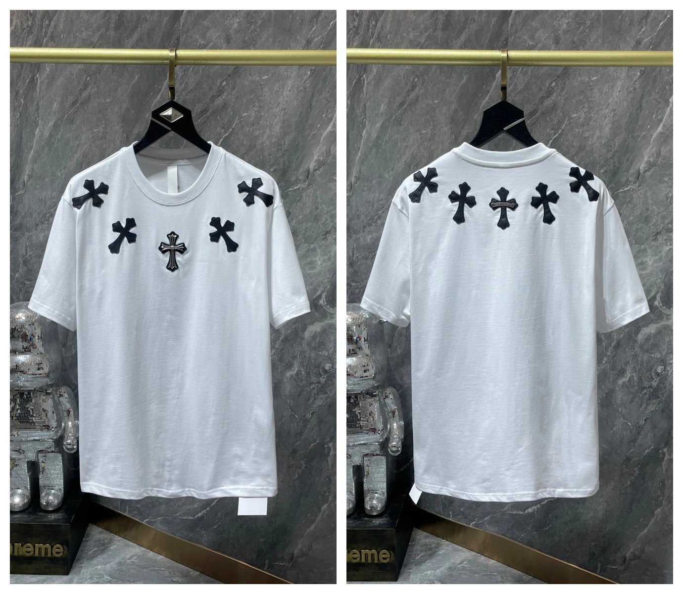 Chrome Hearts T-Shirts KLX09 graphic short-sleeve — 16