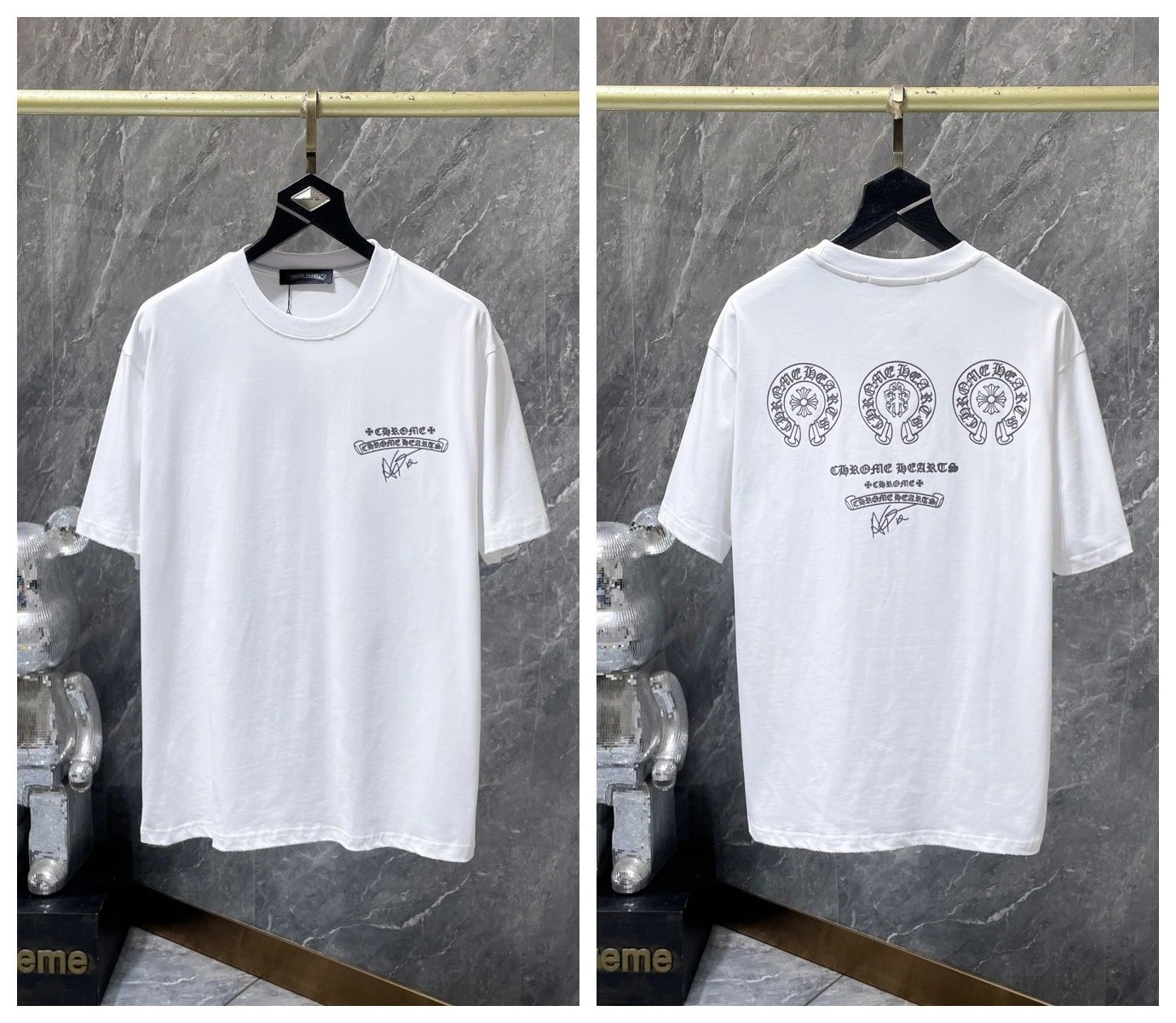 Chrome Hearts T-Shirts KLX09 graphic short-sleeve — 31