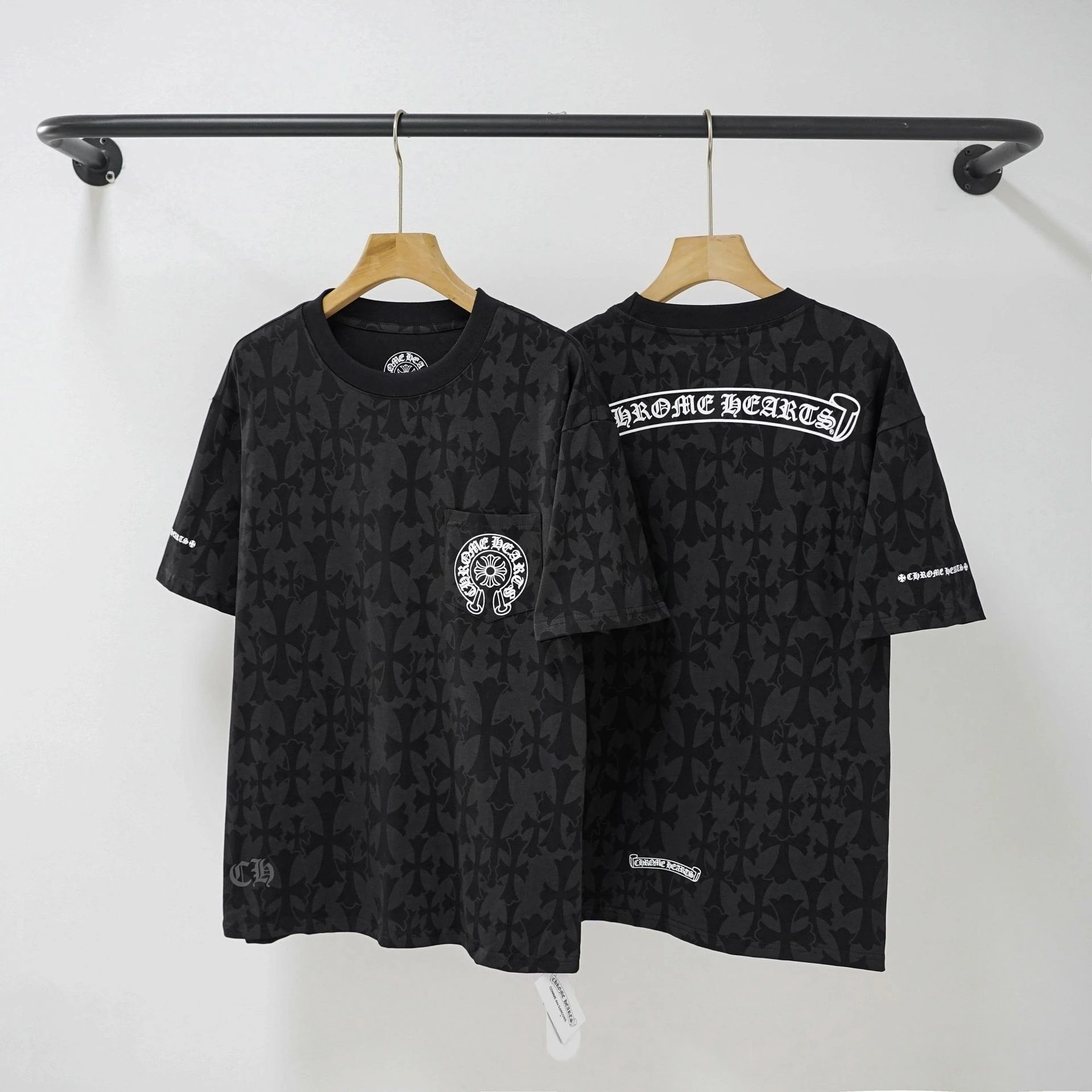 Chrome Hearts T-Shirts Oversized graphic pocket T-shirt — 40
