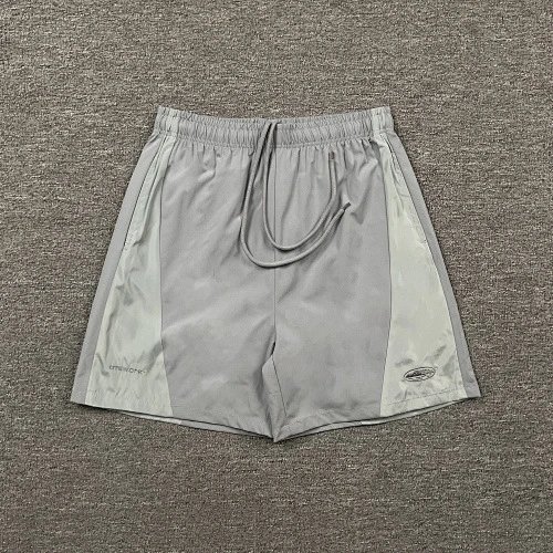 Corteiz Shorts CRTZ logo graphic drawstring — D 8421 gray