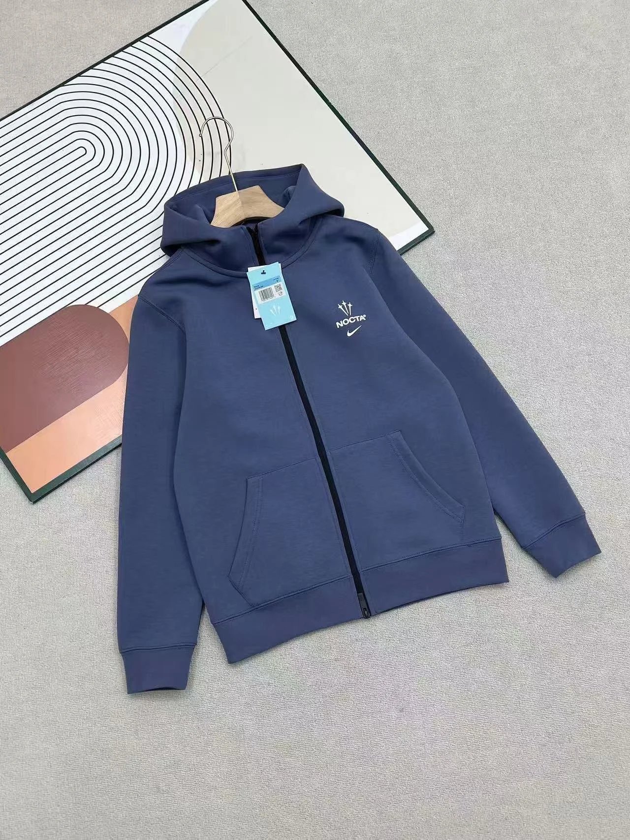 Nike Tracksuits NOCTA hooded zip-up tracksuit — 01 Blue Zip Coat