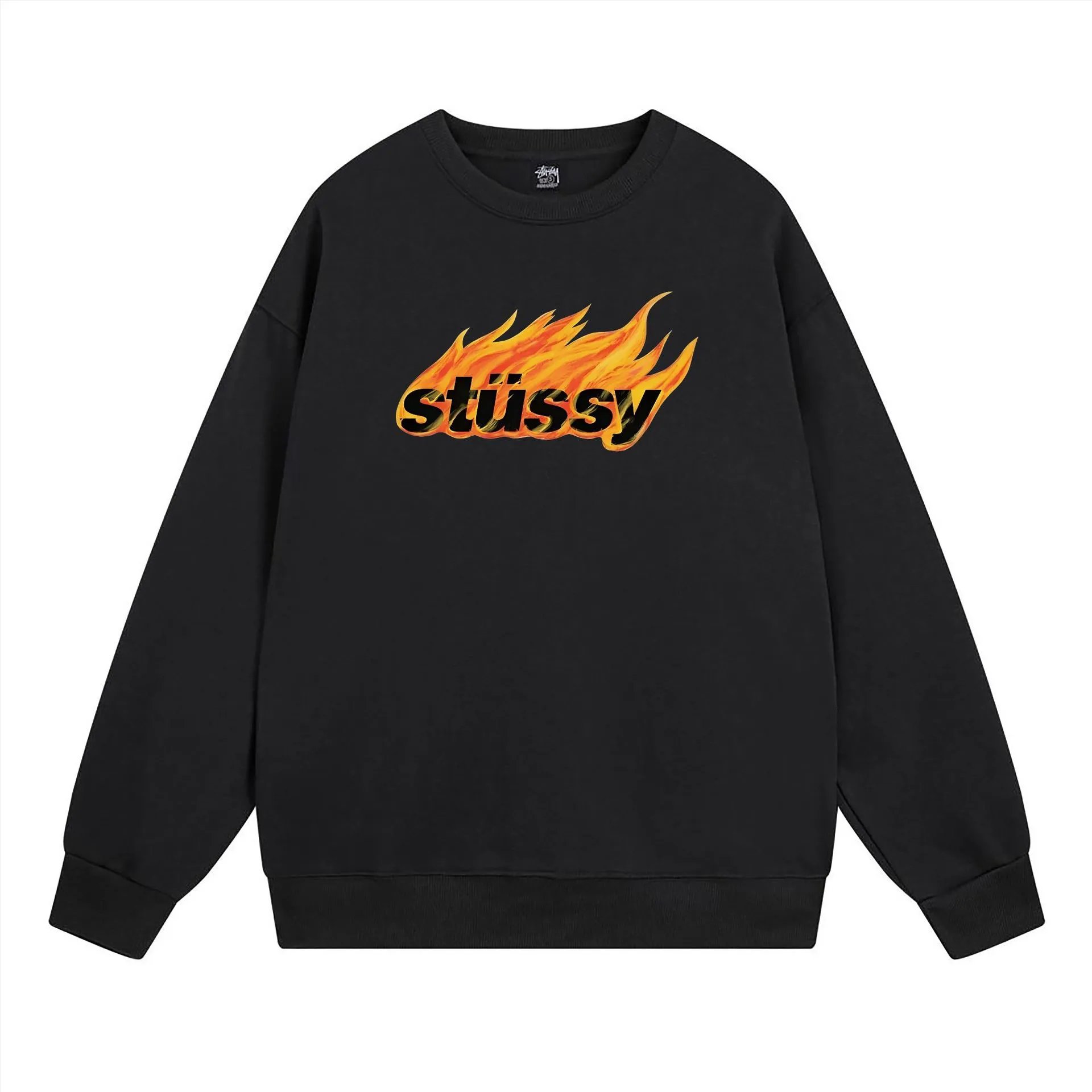 Stüssy Hoodies & Sweatshirts Crewneck Sweatshirt with Chengdu Chapter Graphic — 103 black