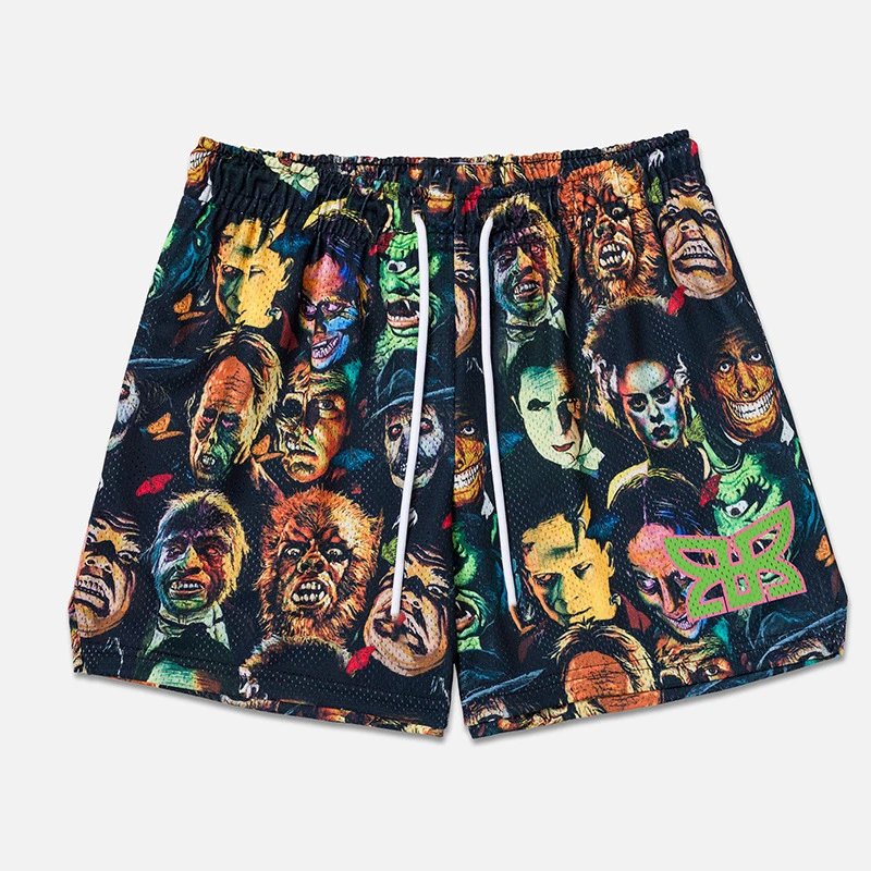 Ryoko Rain Shorts Mesh Graphic Basketball — RyokoRain--41