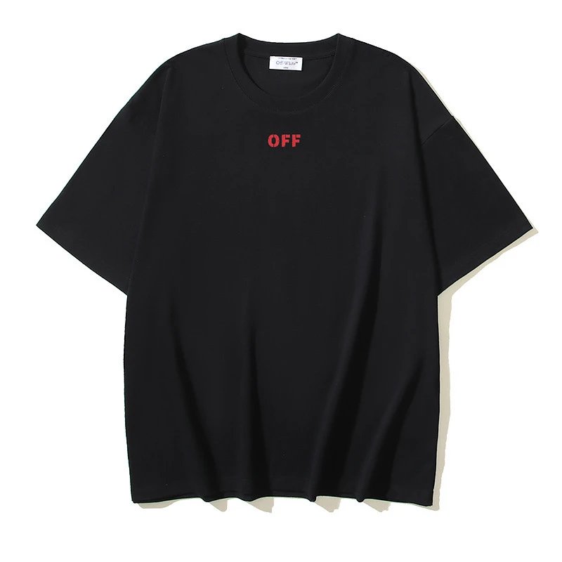 Off-White T-Shirts Logo Print — 1090 black